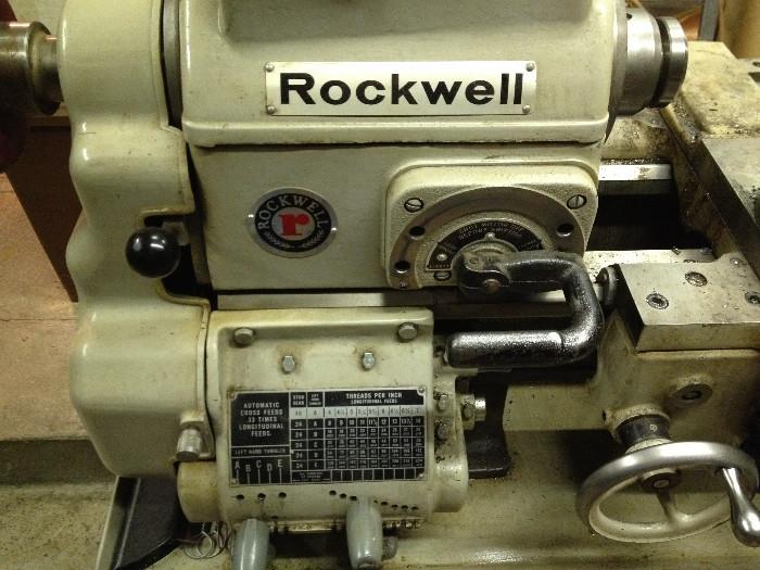 Rockwell 11" metal cutting lathe