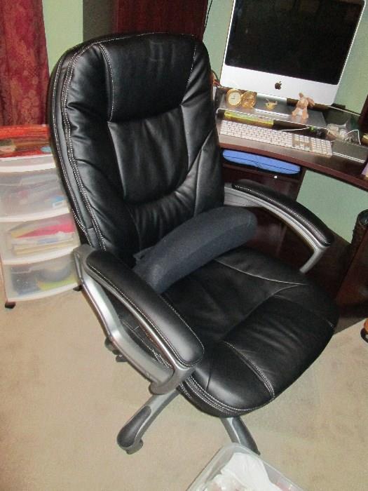 Leather Office Chair, perfect for those late nights at the office, and for taking naps on the job;)