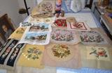 selection of needlepoint