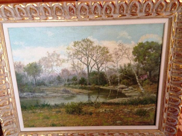 Walton Leader  early Texas artist . He painted scenes mostly in and around Austin