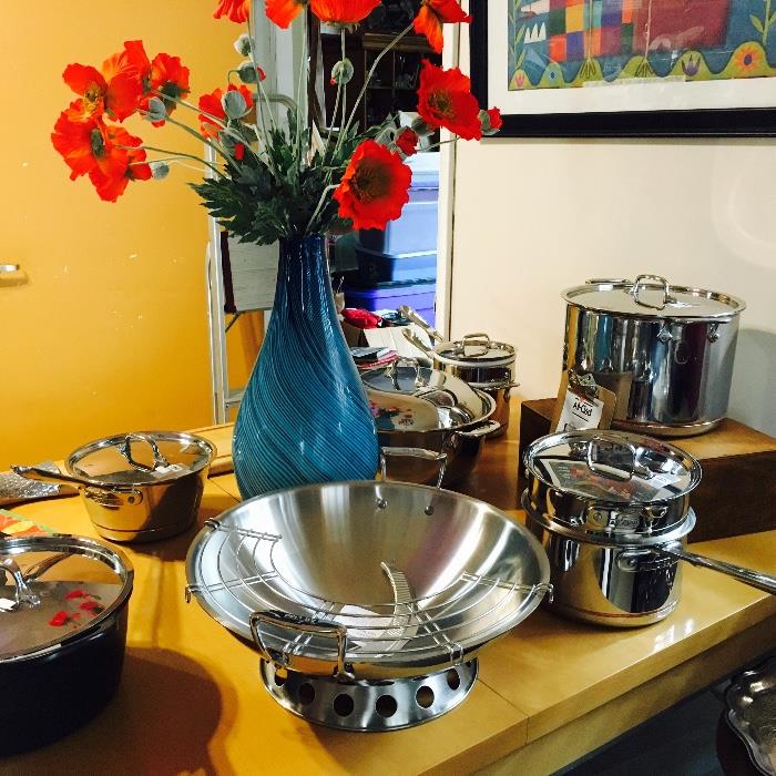 All Clad cookware is a chef's dream.... Just in time for Christmas. 