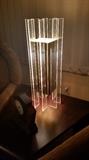 Lucite table lamp