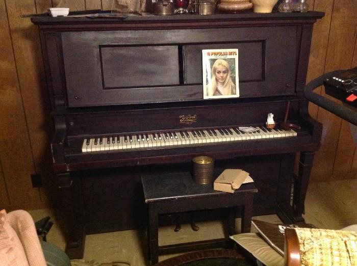 Player Piano $ 250.00 - delivery options available.  Please call.