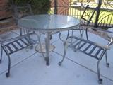 PATIO TABLE AND CHAIRS