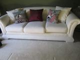 WHITE SOFA MATCHING LOVESEAT