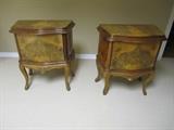PAIR OF END TABLES