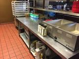 Stainless Steel Prep Table and Racks
