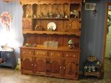 Large pine hutch