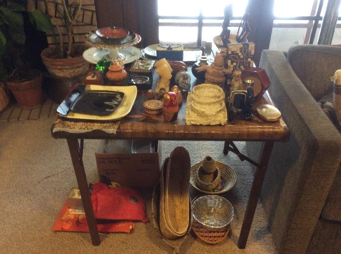 Collectibles, pottery, handmade