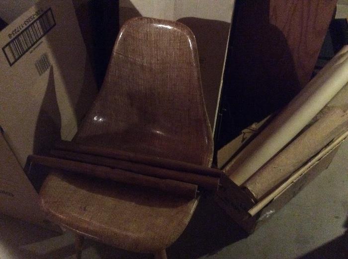 Retro fiberglass chair
