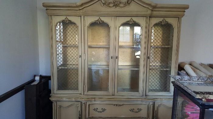 China cabinet (matching table, server, and chair not shown) - priced to sell!