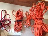 Extension cords.