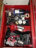 Sander, heat gun, blowtorch