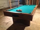 Opposite view of pool table.