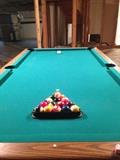 Green felt in excellent condition.