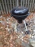 Portable grill.