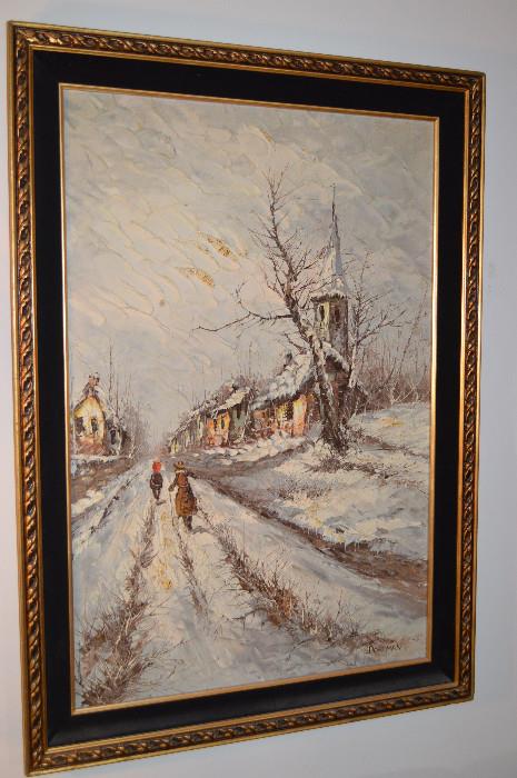 Listed Artist Original Oil by Dorfman 