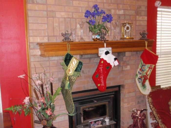 The Stockings are hung by the Chimney with care in hopes that the shoppers will soon be there.