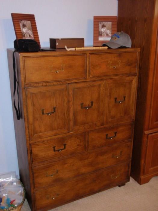 Artefacts Henredon Tall Boy with Camphor lined drawers
