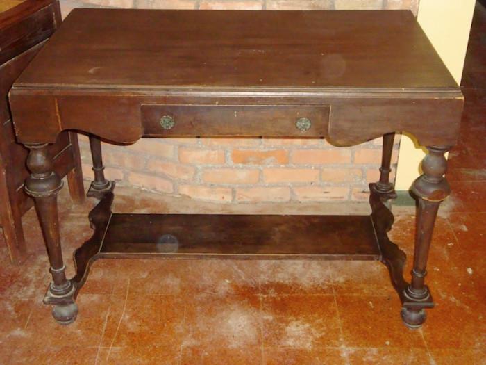 Small Library Style Table - Would be a Great Vanity or Kitchen Island!