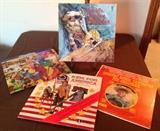 Grouping of vintage albums.