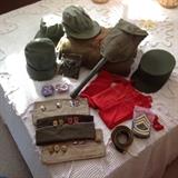 Selection of Military items from WWII.