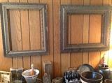 Antique wooden frames.  