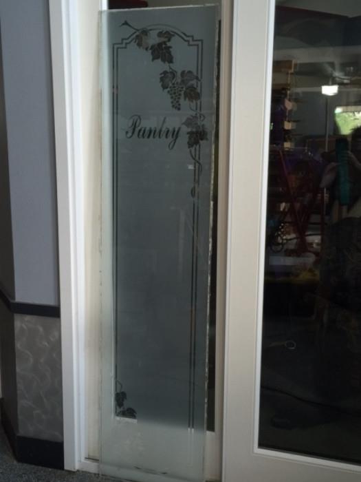 Pantry glass only no door