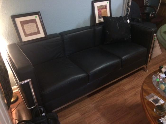 Italy Leather and Chrome Sofa Retail 1.700 we are selling at fraction of that. 