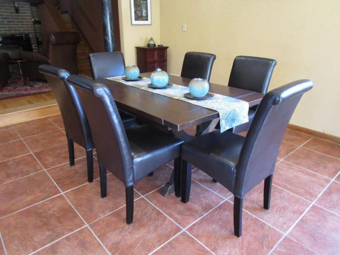 DINING ROOM - LEAHTER CHAIRS