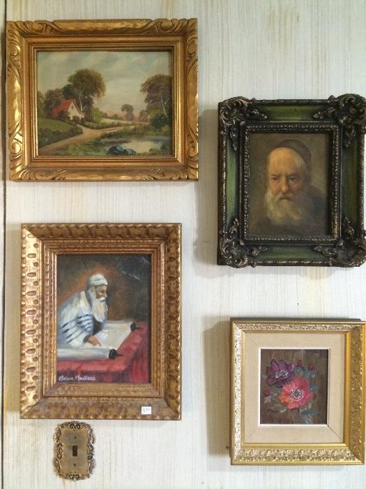 ORIGINAL SIGNED OIL PAINTINGS BY A NUMBER OF KNOWN ARTISTS