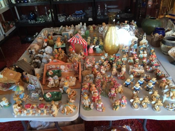 ASSORTED CHERISHED TEDDIES AND OTHER COLLECTIBLES