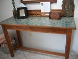 OLD POST OFFICE TABLE (TILE ADDED)
