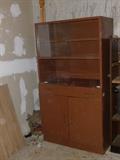Neat Retro Metal China Cabinet