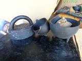 Cast Iron Fire place accessories. never used.