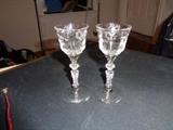 Waterford cordials and Crystal from Germany.
