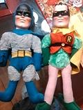 1966 USA made Batman and Robin/ 12 inches in lenght.