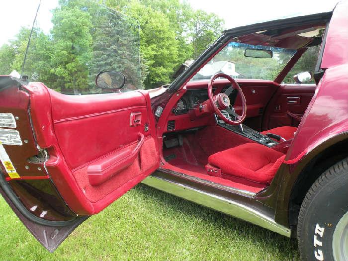 1981 Corvette Interior