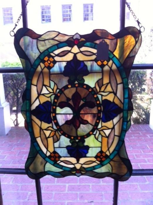 Beautiful stained glass panel