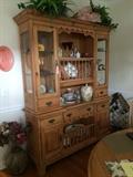 Kincaid China Hutch "Gate Keeper" Ducks Unlimited collection