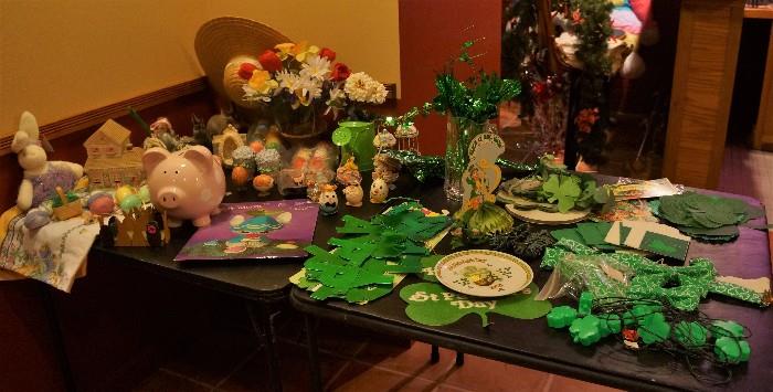 More Easter and some St. Patty's day decorations
