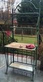 #79 green baker rack 30x18x73 $75 