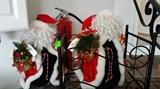 Santa figurines
