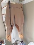 Jodhpurs and whip