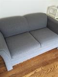 gray loveseat