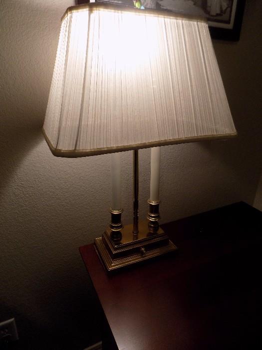 solid brass lamp