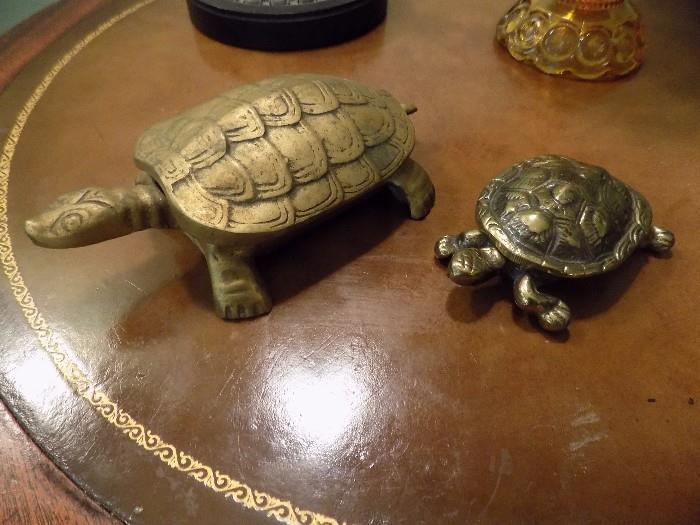 brass turtle boxes