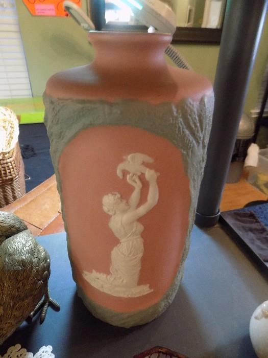 Old rare Albert Radford cameo vase