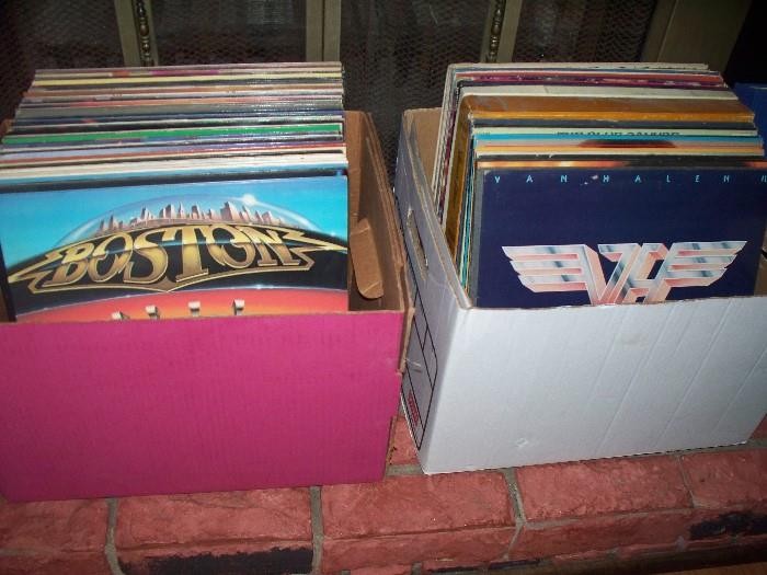 Great LP's: Boston, Van Halen, 38 Special......