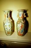 c1900 Pair of Famille Rose Chinese Republic Period